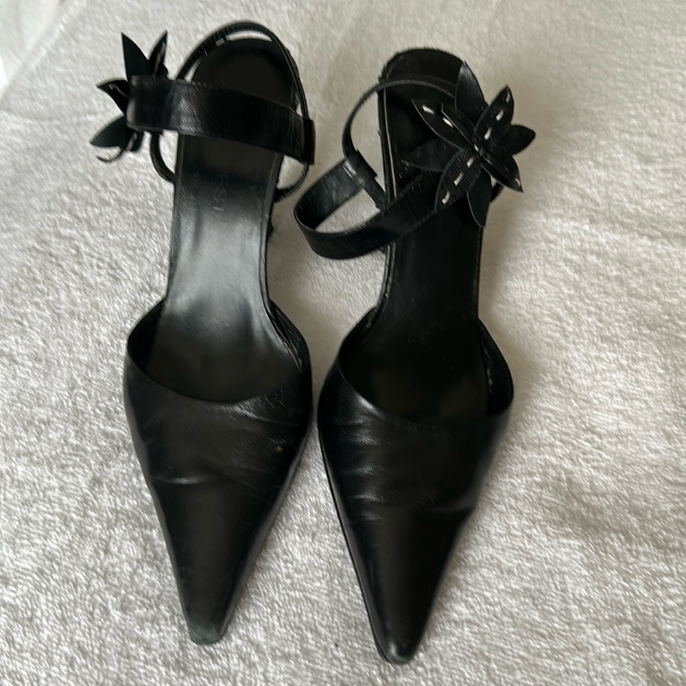 Nine West high heals shoes black size 7